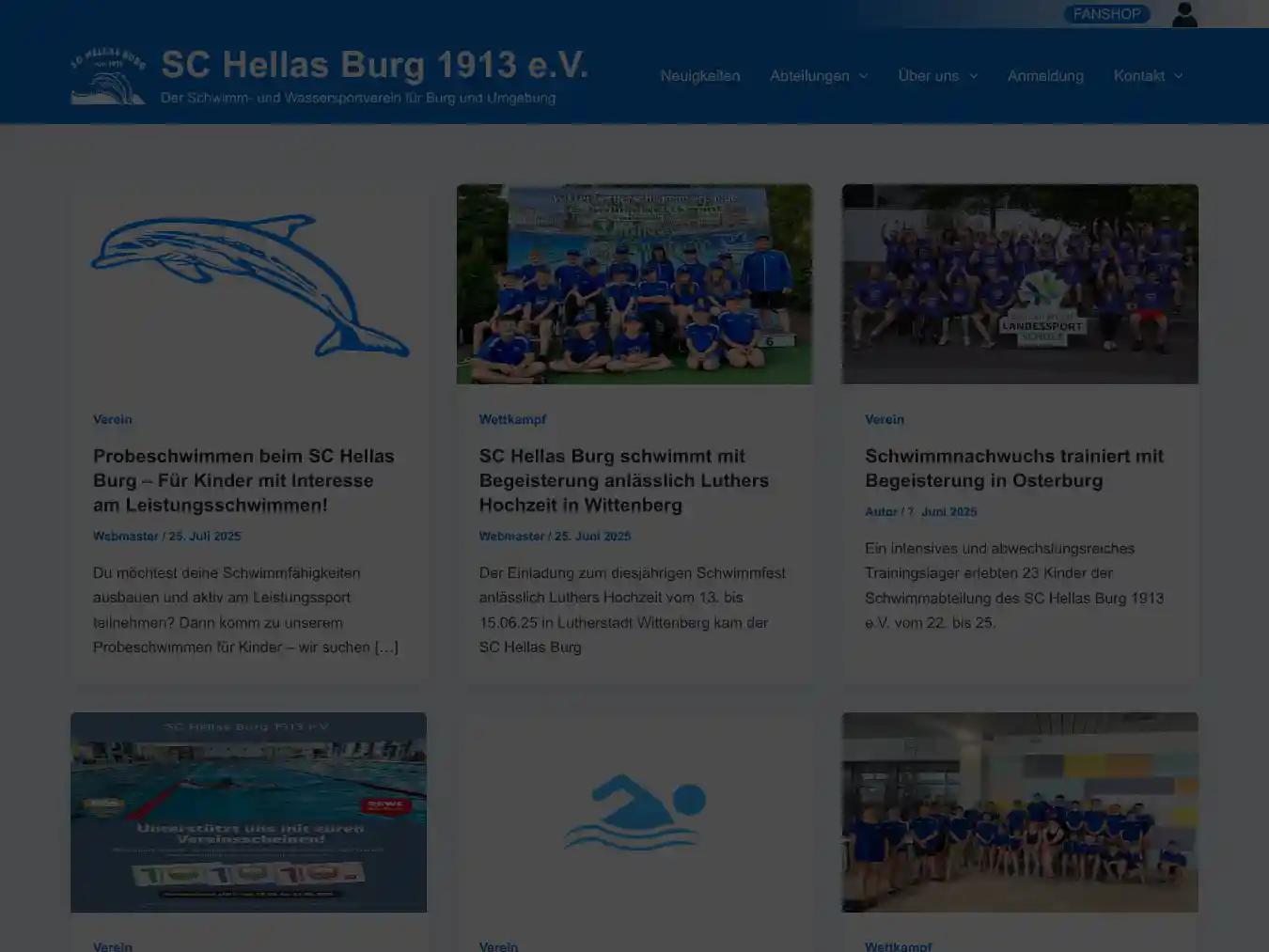 Veranstalterhomepage - http://www.sc-hellas-burg-1913ev.de/