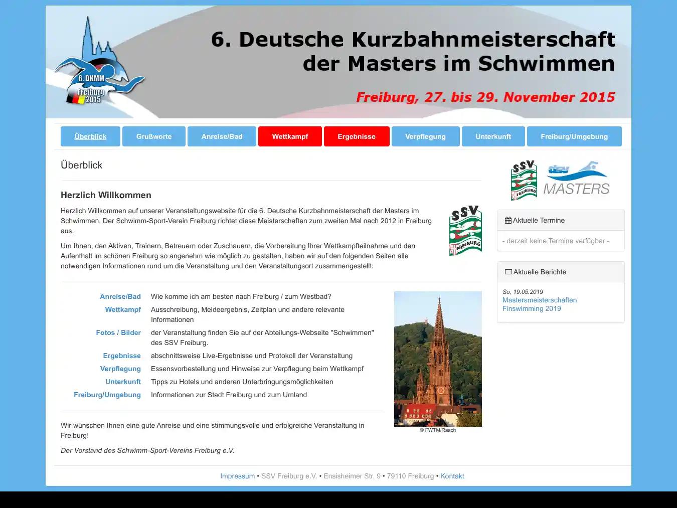Veranstalterhomepage - http://dkmm15.ssvf.de/