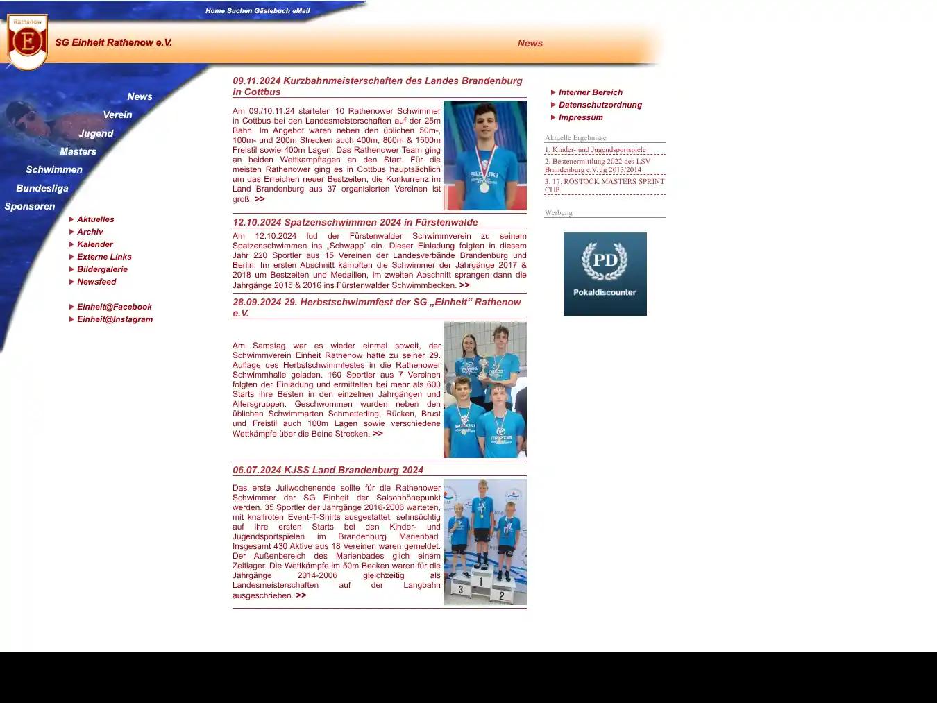 Veranstalterhomepage - https://einheit-rathenow.de/