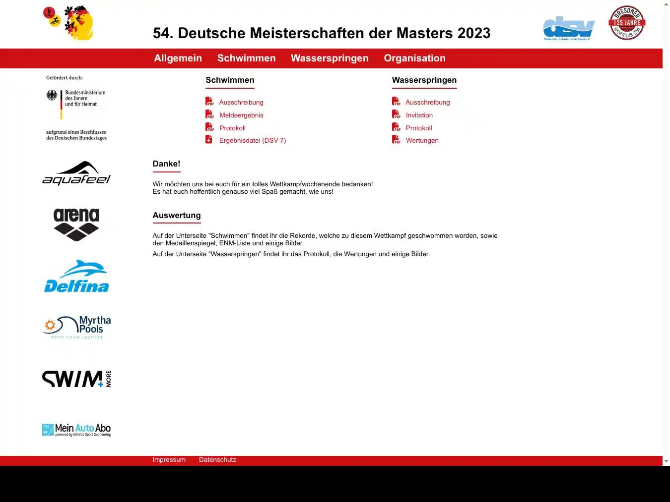 Veranstalterhomepage - https://dmm.dsc1898.de/