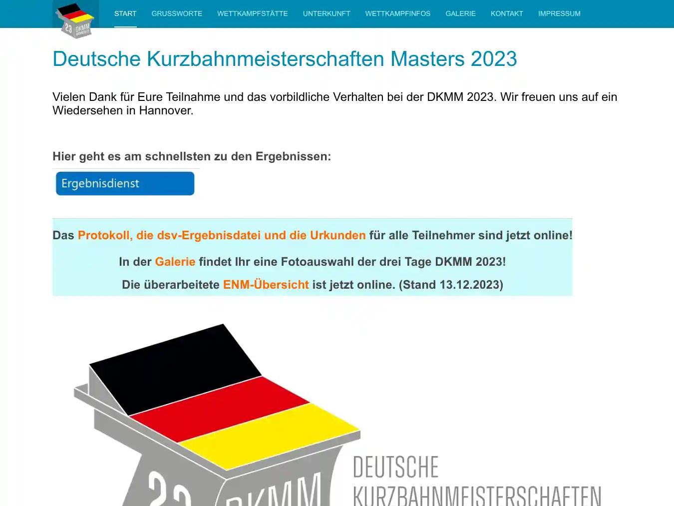 Veranstalterhomepage - https://dkmm2023.sgs-hannover.de/