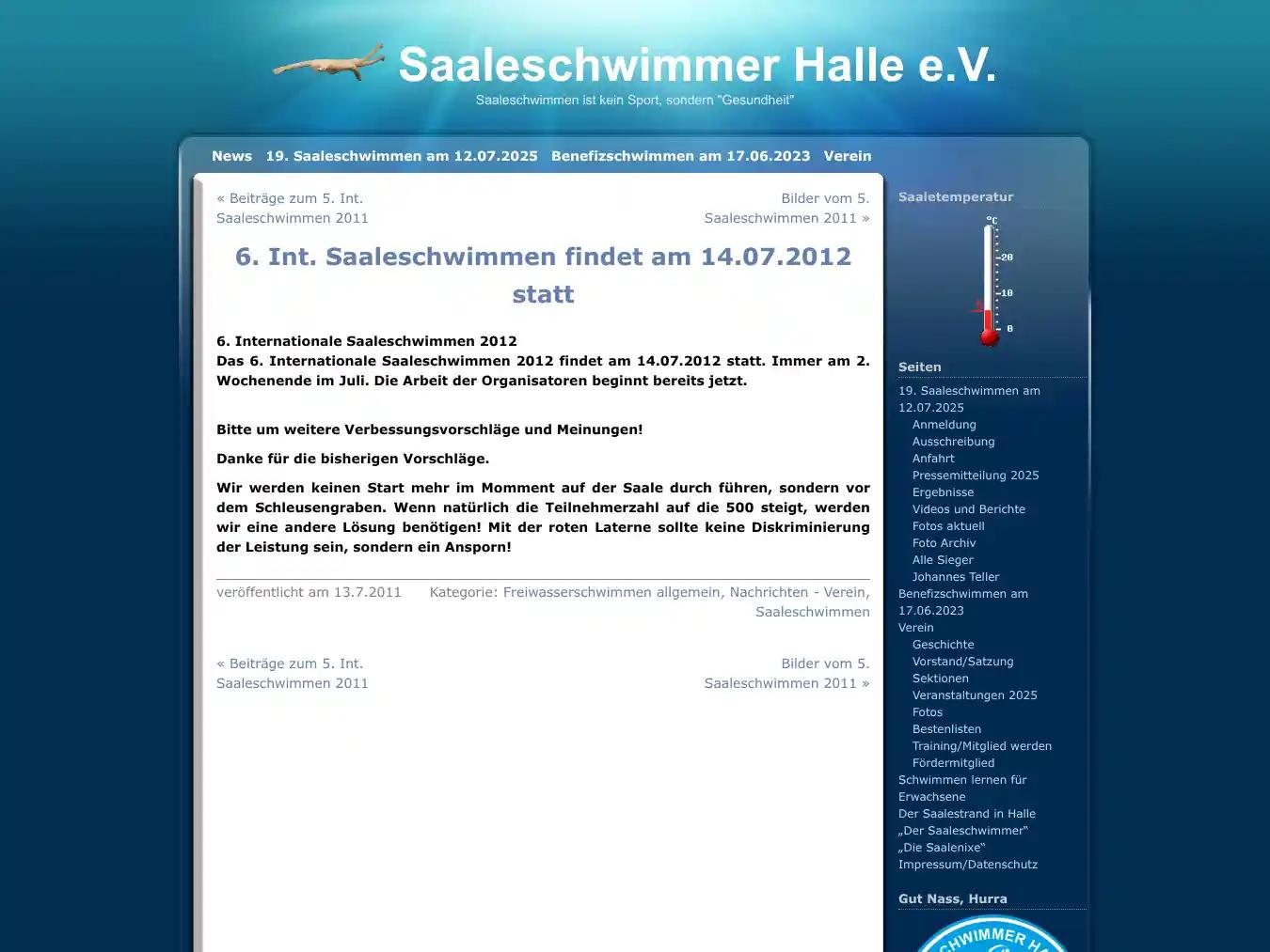 Veranstalterhomepage - http://saaleschwimmerhalle.de/?p=1232