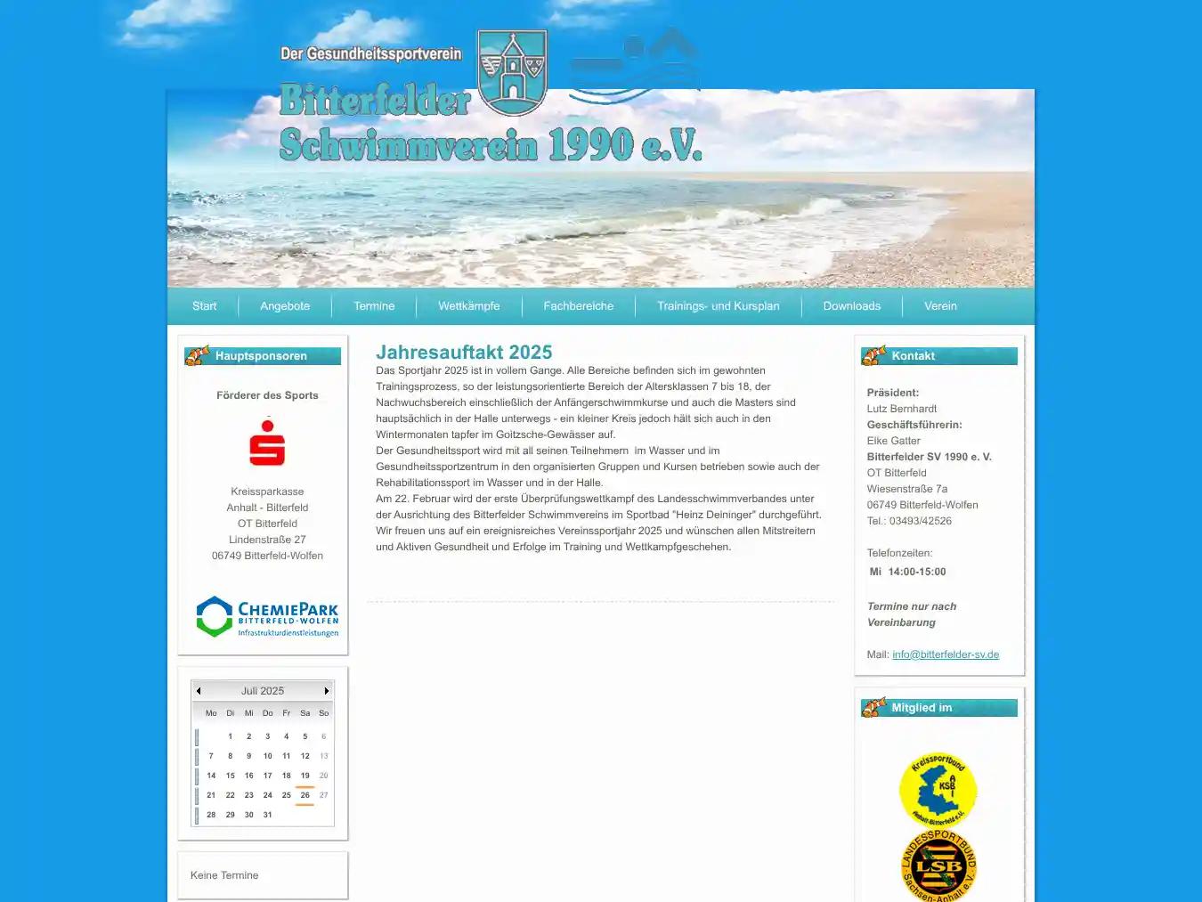 Veranstalterhomepage - http://www.bitterfelder-sv.de/erweitert/Online-Anmeldung/online-anmeldung.php