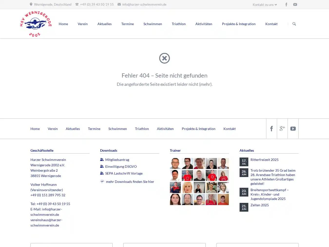Veranstalterhomepage - http://www.harzer-schwimmverein.de/index.php/wettkampfsport/ausschreibungen-und-protokolle